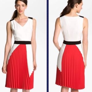 Trina Turk geometric colorblock dress size 0